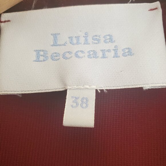 Luisa Beccaria Luisa Wrap Velvet Dress - Picture 8 of 8